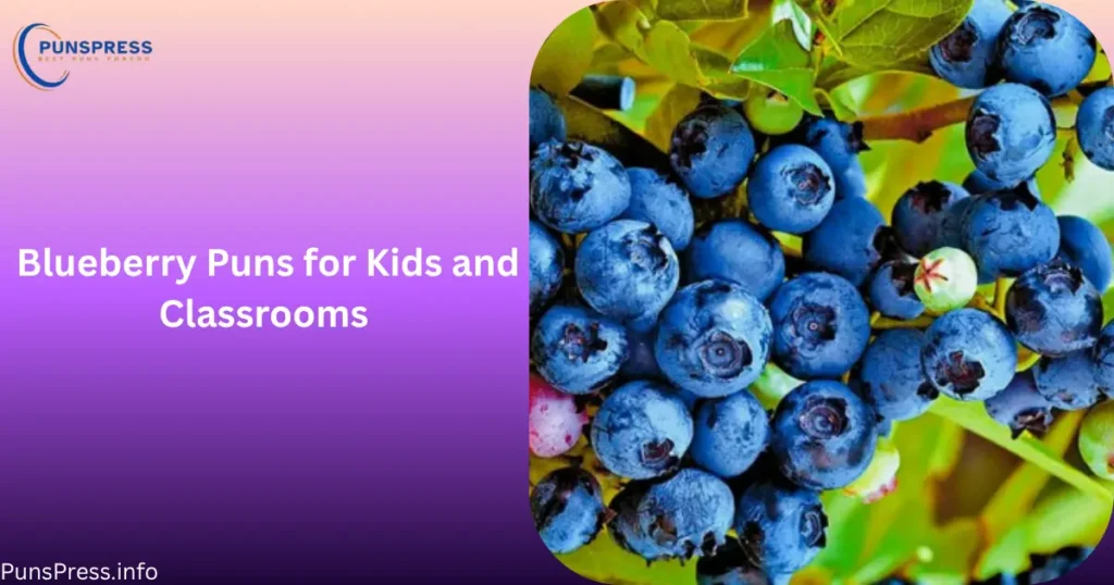Blueberry Puns for Kids and Classrooms