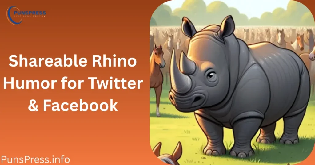 Shareable Rhino Humor for Twitter & Facebook