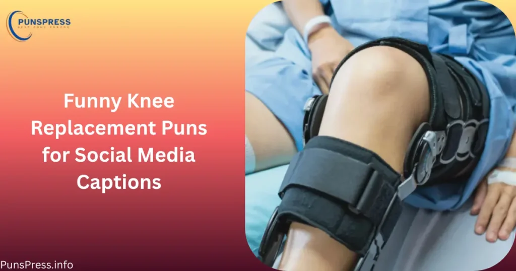 Funny Knee Replacement Puns for Social Media Captions