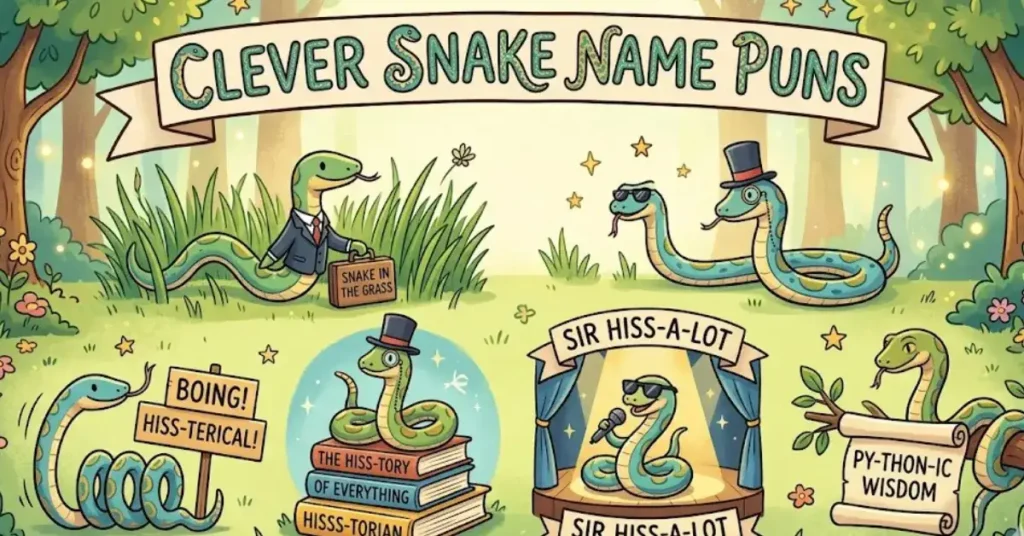 Clever Snake Name Puns