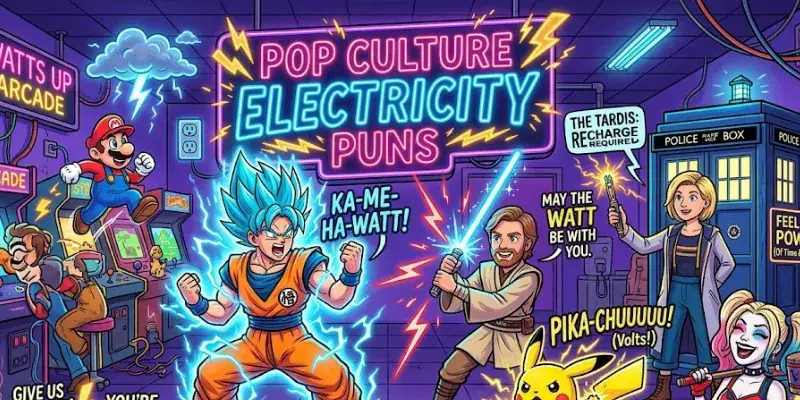 Pop Culture Electricity Puns