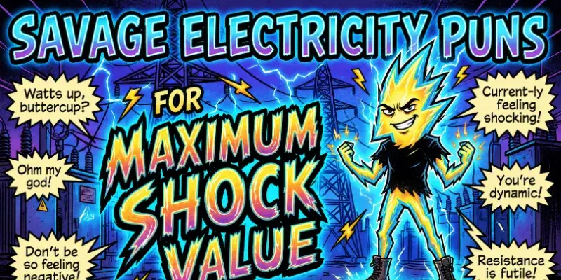 Savage Electricity Puns for Maximum Shock Value