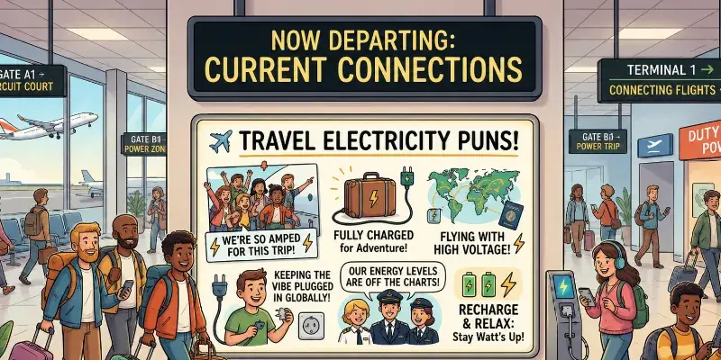 Travel Electricity Puns